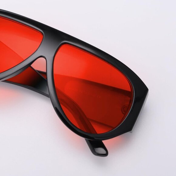 Retro Oversized Aviator Sunglasses for Women Men Trendy 70s Classic Vintage Desi - Picture 6 of 7